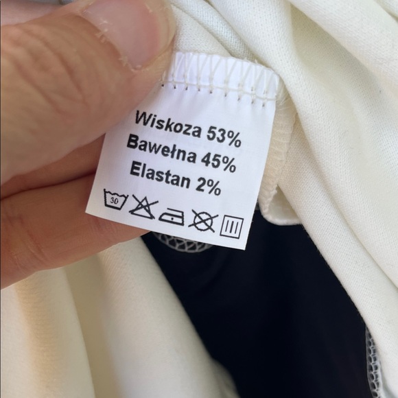 New rylko White and Black Chevron quarter length sleeve Dress - Picture 12 of 16